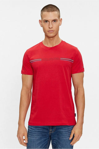 //Tommy Hilfiger .Simli Nakış lı Regular Fit- T-Shirt