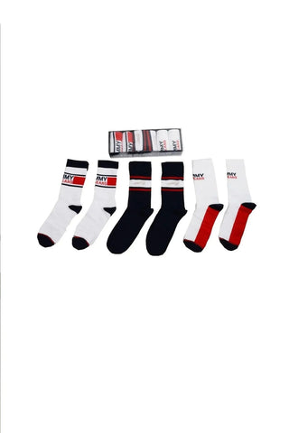 ...Tommy Hilfiger 6" Lı  PAMUKLU Çorap Set