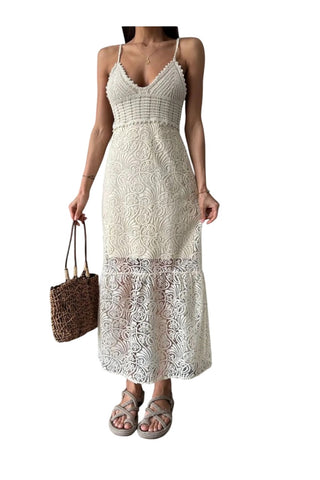 Raw Lace Dress